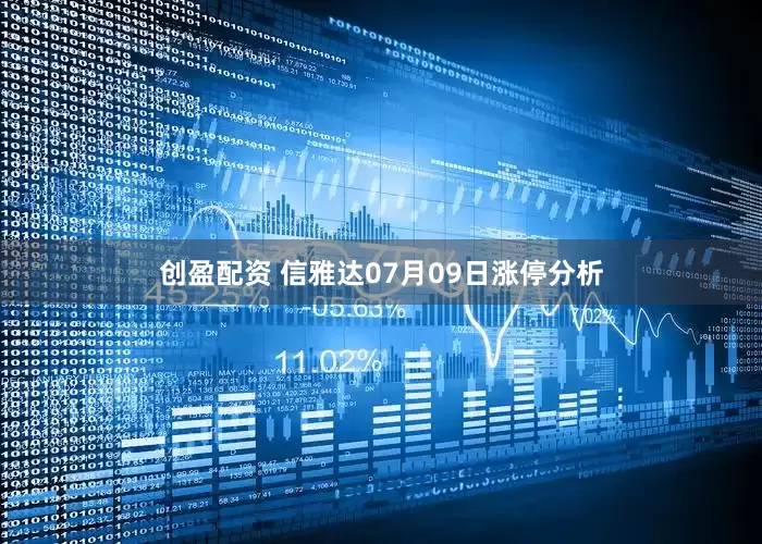 创盈配资 信雅达07月09日涨停分析