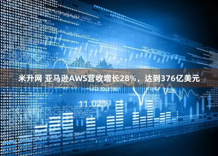 米升网 亚马逊AWS营收增长28%，达到376亿美元
